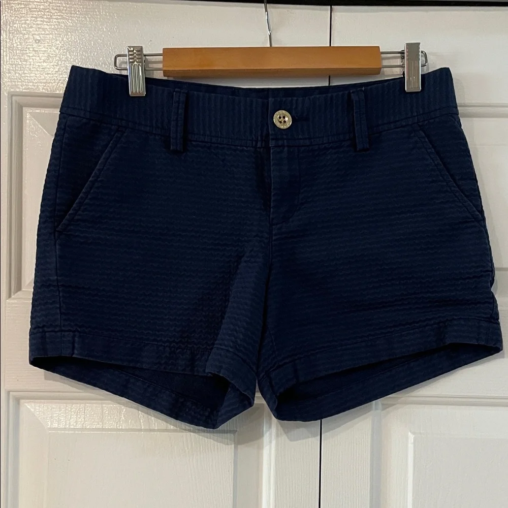 Lilly Pulitzer Dark Blue Women's Shorts - Picture 1 of 5